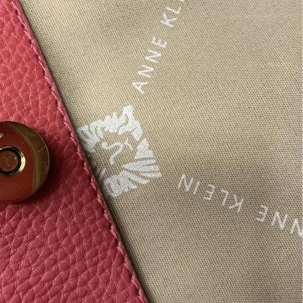 Anne Klein Faux Leather Large Satchel Tote Bag NWOT MSRP $98 - Picture 4 of 6